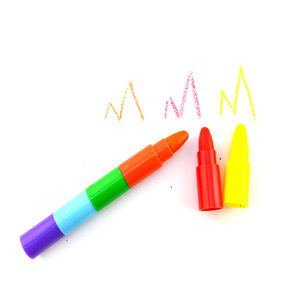 Promozione Ritorno a Scuola: Matite Colorate Impilabili a Forma di Proiettile in 6 Colori per Bambini <span class=keywords><strong>con</strong></span> Confezione - Product Image 4