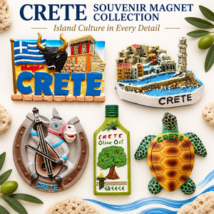 Imanes de Resina 3D Pintados a Mano, Recuerdo de <span class=keywords><strong>Crete</strong></span>, <span class=keywords><strong>Grecia</strong></span>, Hechos a Mano, Regalos de Viaje Mediterráneo, Venta de Fábrica OEM/ODM, SWAITE - Product Image 1