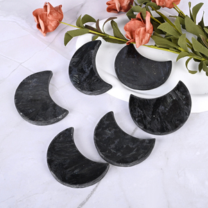 Pierre de guérison artisanale sculptée en forme de lune, style Feng Shui, en cristal naturel, prix de gros, pour la décoration intérieure - Product Image 5