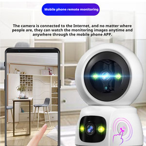 Nhà Máy Bán buôn an ninh trong nhà GIÁM SÁT HD Máy ảnh ống kính kép zoom theo dõi tầm nhìn ban đêm đầy đủ màu sắc Wifi máy ảnh - Product Image 4