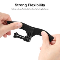 PULUZ-Caméra de flexion d'action pour casque de moto (noir)