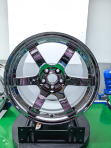 ล้อแม็กซ์ <span class=keywords><strong>TE37</strong></span> ขอบ 18 นิ้ว รุ่นใหม่ น้ำหนักเบา สำหรับรถแข่ง ดีไซน์ขอบลึก 30 มม. ET สีน้ำเงิน สำหรับรถยนต์นั่งส่วนบุคคล - Product Image 6