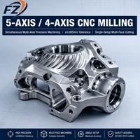 Layanan Pemesinan Presisi Multi-Axis Kustom, Penggilingan 5-Axis Simultan, Penggilingan CNC Helikal 4-Axis untuk Permukaan Melengkung Kompleks