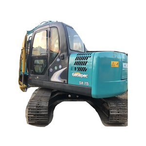 Excavadora de orugas hidráulica Kobelco Sk75 7Ton usada con menos horas en buen rendimiento Sk60 Sk200 - Product Image 1