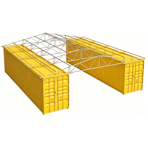 Toit de conteneur en acier de couleur personnalisée, résistant aux intempéries, pour conteneurs maritimes, fabriqué en usine, imperméable et résistant aux UV. - Product Image 3