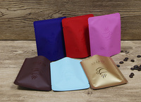 Sachet portable thermoscellé avec impression de logo personnalisé de qualité alimentaire sachet de thé laminé mini sachet de thé goutte à goutte en papier kraft sac de café