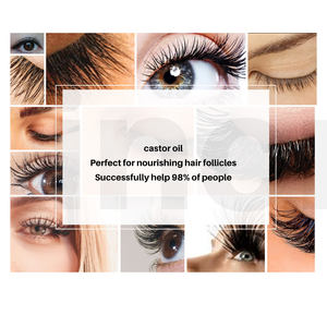 Vente chaude cheveux huile de ricin cils sourcil marque privée huile de ricin biologique naturelle pour la croissance des cheveux - Product Image 4