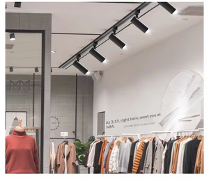 Lampu Sorot <span class=keywords><strong>Track</strong></span> Aluminium COB Sudut Dapat Disesuaikan untuk Interior Kontemporer Hotel Toko Kantor Rumah - Product Image 6