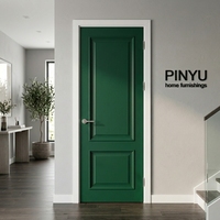 Porte intérieure à six panneaux en bois massif, finition laiton rouge vin, avec six grilles encastrées, pour armoire de chambre