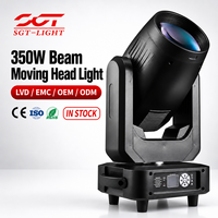 Projecteurs à tête mobile de haute qualité 350W, contrôle DMX512 RDM, RGBW, IP20, Ra90, réglage linéaire 0~100% pour DJ, discothèque, bar