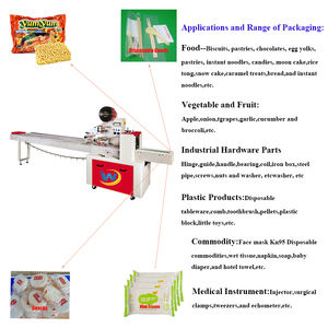 Máquina de Empaquetado Horizontal Tipo Almohada para Mascarillas, Galletas y Otros Productos, de Alta Calidad y Precio de Fábrica, para Venta al Por Mayor - Product Image 3