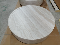 HZX table basse contemporaine de luxe moderne en travertin et marbre d'apparence en pierre artificielle meubles de salon modernes villas