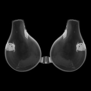 Reggiseno Adesivo in Silicone Impermeabile Riutilizzabile Invisibile Taglia Grande a Forma di Cucchiaio Push-Up Accessorio Intimo - Product Image 1