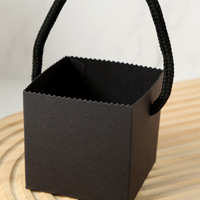 Boîtes en papier kraft personnalisées en gros Xiyu avec poignée et cordon de serrage - Boîtes d'emballage pour mini-plantes en pot et succulentes