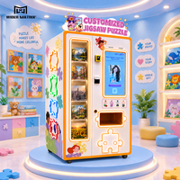 Machine d'impression de puzzles à écran tactile de 27 pouces personnalisable OEM/ODM, machine de vente automatique de puzzles photo DIY en libre-service