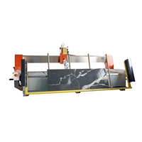 Máquina de corte por chorro de agua de 5000 Bar, máquina de chorro de agua de 5 ejes, 75K, 550MPA, para mármol, vidrio, Metal, máquina cortadora por chorro de agua