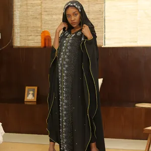 Abaya de chine à dubaï, robe noire de chine, robe de bangkok, robe en soie