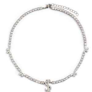 Stk Zircon Tennis Chain Butterfly Choker For Men And Women Fashion Collarbone Necklace Party Jewelry Accessory - Product Image 5