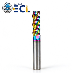 Fresa de carburo de 4 filos Easy Cool con recubrimiento de TiAlN para CNC - Product Image 4