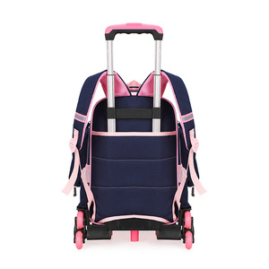 Phim Hoạt Hình Mới In Động Vật Không Thấm Nước Trường Ba Lô Bánh Xe Xe Đẩy Cho Thiếu Niên Trẻ Em Sinh Viên Xách Tay Thuận Tiện 600D - Product Image 3