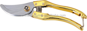 Nuovo stile attrezzi da giardino forbici da potatura con placcatura in oro nimitazione potatore - Product Image 3
