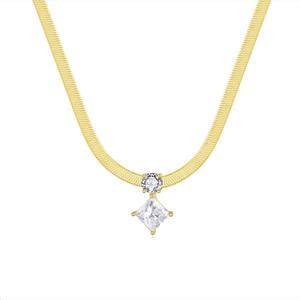 พร้อมส่ง จี้หินซิลิโคนทรงกลมเหลี่ยมขนาด 6.5 มม. สร้อยคอเครื่องประดับมอสซาไนต์ - Product Image 1