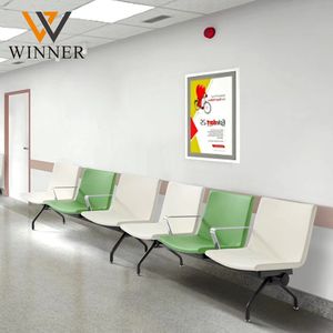 كرسي انتظار حديث من الألومنيوم للمطارات والعيادات والمكاتب وغرف الانتظار بالمستشفيات والصالات الرياضية الخارجية والحدائق العامة - Product Image 4