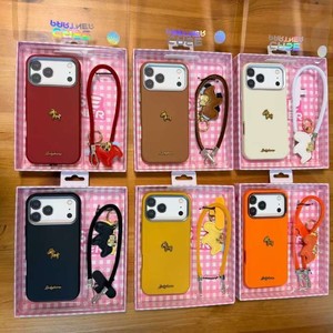 Étui de téléphone antichoc de luxe avec motif poney mignon et cordon pour iPhone 17 Pro Max 16/15 Pro, pour <span class=keywords><strong>Huawei</strong></span> Mate 60/70/80, avec boîte d'emballage - Product Image 1