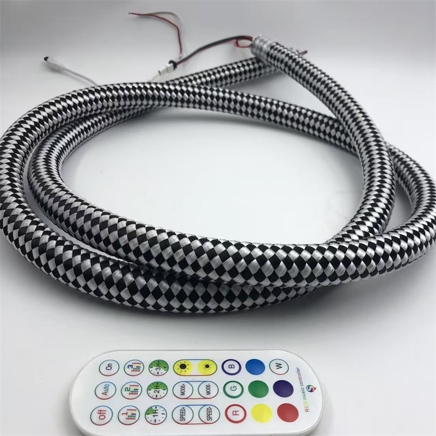 RGB Multi-color 360 Degree Serpentine Flex Neon Light 5V 12V 24V WS2811 RGB RGBW DMX512 D22 D30 Neon Led Strip Music Festival