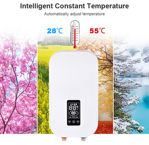 Calentadores de agua eléctricos instantáneos eficientes para baño, <span class=keywords><strong>bajo</strong></span> <span class=keywords><strong>consumo</strong></span> de energía, sin tanque, debajo del fregadero, tipo de enchufe de EE. UU./UE para ducha - Product Image 3