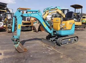 Mini-excavatrice sur chenilles Kubota Kx008 0.8T d'occasion certifiée CE avec moteur, pompe et accessoires tarière et pince - Product Image 3