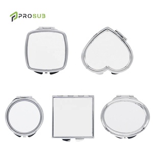 Prosub Wholesale Diy <strong>Design</strong> Sublimation Blank Make up <strong>Compact</strong> <strong>Mirror</strong> Sublimation Square Round Metal Cosmetic Pocket <strong>Mirror</strong> - Product Image 6