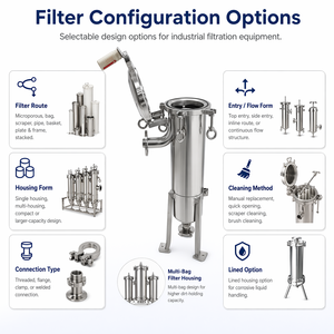 <span class=keywords><strong>Filtre</strong></span> à membrane microporeuse en acier inoxydable pour la filtration chimique industrielle - Product Image 5
