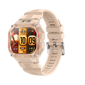 Montre connectée de sport pour homme DF HT34, écran IPS HD 1,75 pouces, étanche, fréquence cardiaque, bracelet de fitness, appel vocal, lampe de poche - Product Image 1