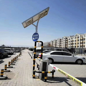 Barrera Automática con Alimentación Solar para Estacionamiento de Autos, Barrera de Tráfico con Respaldo Solar - Product Image 5