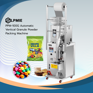 Machine d'emballage automatique 1-100g, structure durable, système d'emballage rapide, machine de remplissage de sachets pour la production en usine de confiseries - Product Image 1