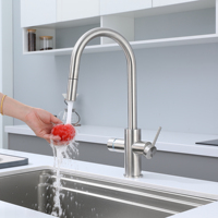 [Personnalisé pour l'entreprise] LED 6 en 1 robinet d'eau bouillante 5/6 voies robinet d'eau pétillante réfrigérée bouton de contrôle robinet d'eau pure