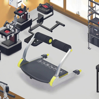 Appareil d'entraînement Ab Crunch de qualité commerciale, robuste, avec mousse et noyau en fer, pour exercices des bras et des jambes, idéal pour la salle de sport