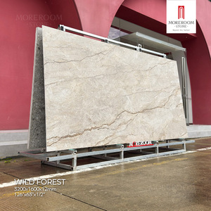 Искусственный мраморный столешница для кухонного острова 1600x3200 мм с матовой поверхностью и эффектом водопада, из спеченного камня, для современного дизайна вилл, для использования внутри и снаружи помещений - Product Image 1