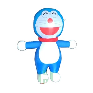 Disfraz de Halloween de <span class=keywords><strong>Doraemon</strong></span> para adultos, disfraz de mascota inflable de fábrica, ropa divertida soplada por aire - Product Image 1