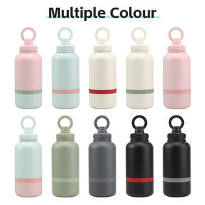 Botol Minum Olahraga Stainless Steel 32oz dengan Logo Custom 2025, Botol Vakum untuk Gym dan Hiking, 2 in 1 Botol Air Anjing Portabel untuk Perjalanan dengan Mangkuk - Product Image 6