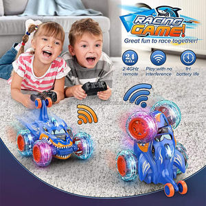 Voiture télécommandée tout-terrain rotative à 360° 2,4 GHz, modèle <span class=keywords><strong>Requin</strong></span>, avec lumières aux roues – Vente Flash - Product Image 2