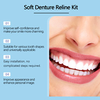 Offre Spéciale : Kit Dentaire Cosmétique Oralhoe en Silicone pour Prothèses Dentaires, Rétouches et Remplissages Dentaires, Appareil Orthodontique, Dents Artificielles