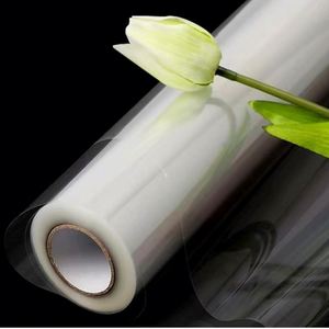 Wholesale Transparent Soft Shrink <b>Film</b> Roll (Plain Surface) Casting Processed Bag Wrapper for Photo Frame Food Craft Use - Product Image 1