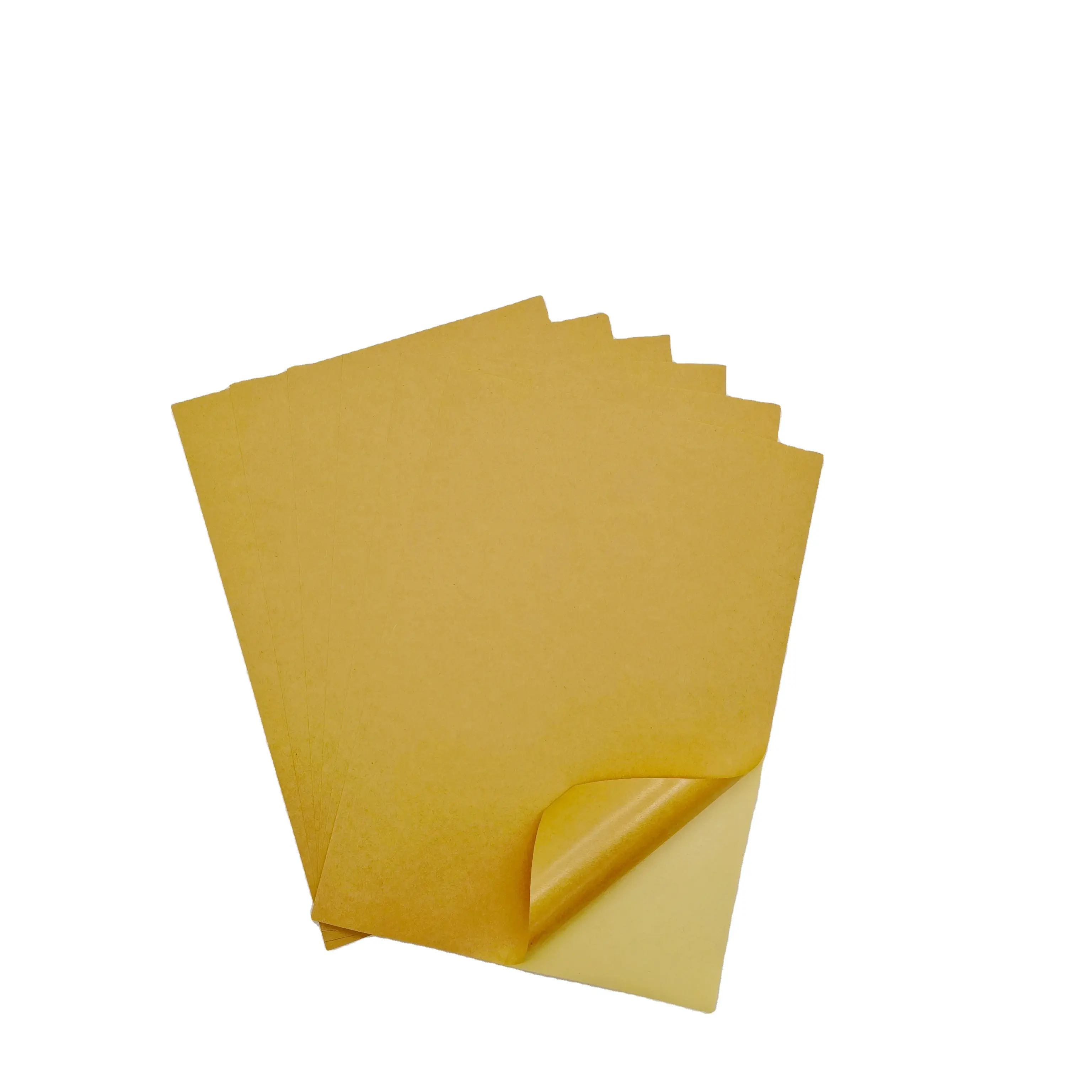 Zelfklevend Kraftpapier A4 Waterdicht 50 Vellen Voor Aangepaste Stickers En Verzendlabels Voor Laser/Inkjetprinters