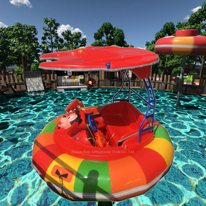 Prix bon marché famille bateau tamponneur bateau électrique en fibre de verre avec alimentation électrique bleu batterie en fibre de verre et bateau galvanisé - Product Image 2