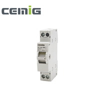 CEMIG alta calidad 2P 63A 230/400VAC Modular Dual Power interruptor aislador de transferencia Manual interruptores de instalación de riel Din
