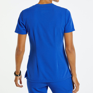 Poly/cotone nuovo stile comode maniche corte scrub Set infermiera uniforme - Product Image 3
