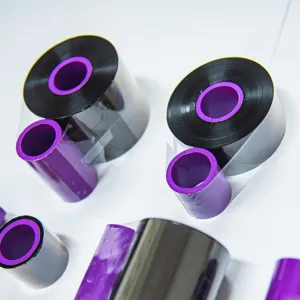 33Mm * 450M Inkt Binnen/Buiten Buurt Rand Tto Wax Hars Barcode Lint Voor Videojet Markem Hoge speed Print Size Maatwerk