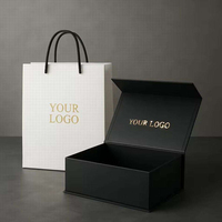 Caja de Regalo Plegable de Cartón Rígido Reciclable con Logotipo Personalizado de Lujo, Caja Magnética al por Mayor para Cosméticos de Belleza